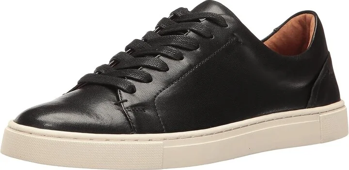 Frye Ivy Low Lace Women's Lace up casual Shoes Black Soft Nappa Lamb : 5.5 B - Medium, Leather - Image 2