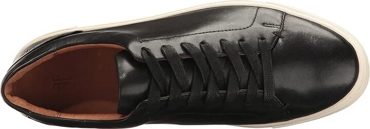 Frye Ivy Low Lace Women's Lace up casual Shoes Black Soft Nappa Lamb : 5.5 B - Medium, Leather - Image 3