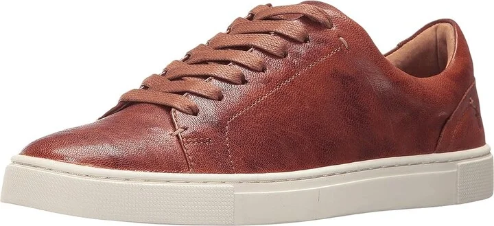 Frye Ivy Low Lace Women's Lace up casual Shoes Cognac : 5.5 B - Medium, Leather - Image 2