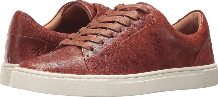 Frye Ivy Low Lace Women's Lace up casual Shoes Cognac : 5.5 B - Medium, Leather