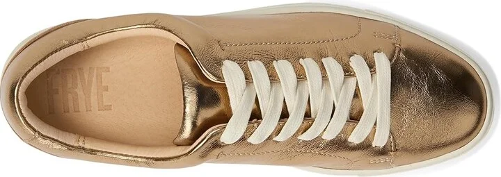 Frye Ivy Low Lace Women's Lace up casual Shoes Dark Gold : 8.5 B - Medium, Leather - Image 2
