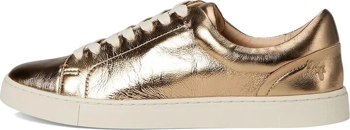 Frye Ivy Low Lace Women's Lace up casual Shoes Dark Gold : 8.5 B - Medium, Leather - Image 6