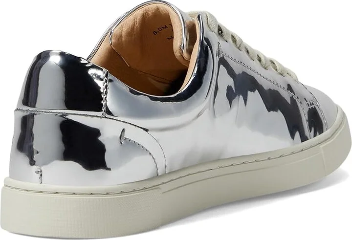 Frye Ivy Low Lace Women's Lace up casual Shoes Silver : 8 B - Medium, Leather - Image 4