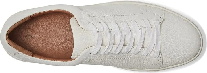 Frye Ivy Low Lace Women's Lace up casual Shoes White Tumbled Bovine : 5.5 B - Medium, Leather - Image 3
