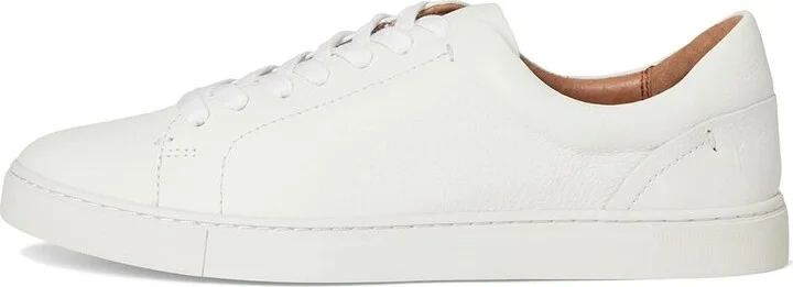 Frye Ivy Low Lace Women's Lace up casual Shoes White Tumbled Bovine : 5.5 B - Medium, Leather - Image 7