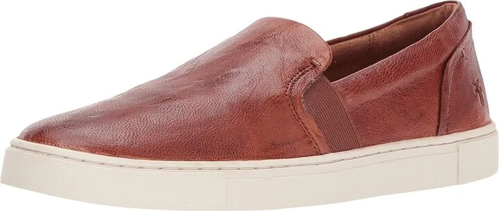 Frye Ivy Slip On Women's Slip on Shoes Cognac Antique Soft Vintage : 9 B - Medium - Image 2