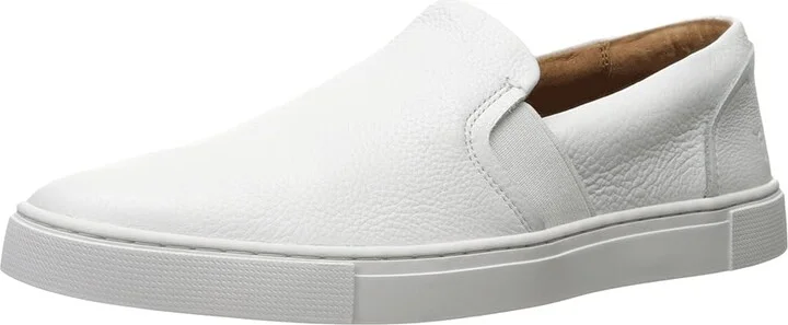 Frye Ivy Slip On Women's Slip on Shoes White Tumbled Bovine : 5.5 B - Medium, Leather - Image 2