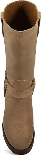 Frye Jean Harness Women's Boots Almond : 8.5 B - Medium, Leather/Suede - Image 2