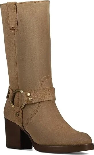 Frye Jean Harness Women's Boots Almond : 8.5 B - Medium, Leather/Suede - Image 5