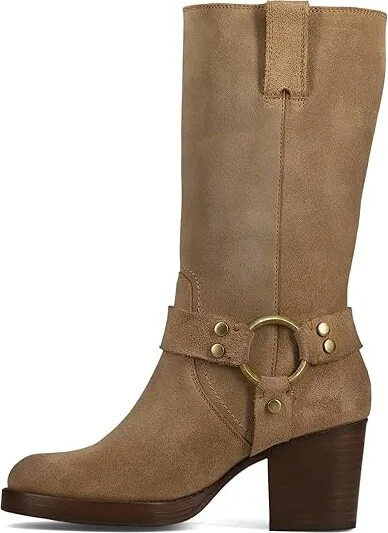 Frye Jean Harness Women's Boots Almond : 8.5 B - Medium, Leather/Suede - Image 6