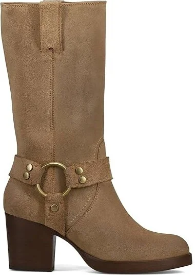 Frye Jean Harness Women's Boots Almond : 8.5 B - Medium, Leather/Suede - Image 7