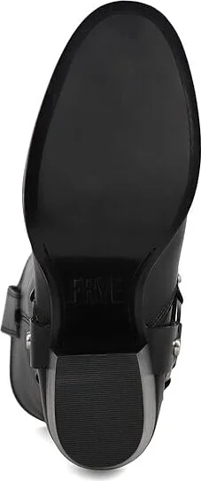 Frye Jean Harness Women's Boots Black : 9 B - Medium, Leather/Suede - Image 3