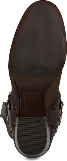 Frye Jean Harness Women's Boots Chocolate : 8 B - Medium, Leather/Suede - Image 3