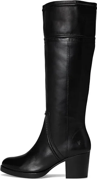 Frye Jean Tall Pull On Women's Boots Black : 10 B - Medium, Leather - Image 6