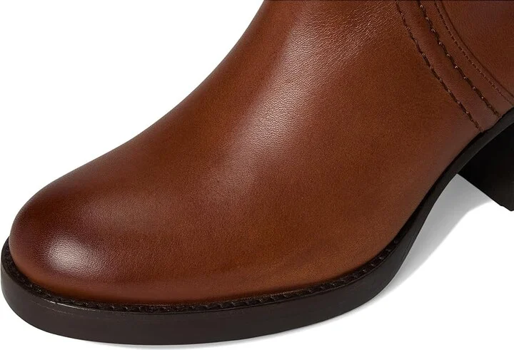 Frye Jean Tall Pull-On Women's Boots Caramel : 6.5 B - Medium, Leather/Rubber - Image 2
