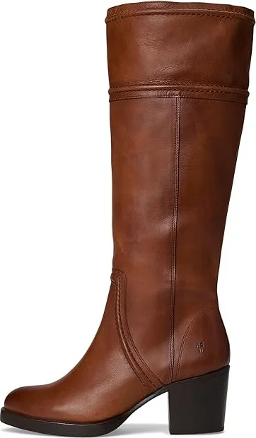 Frye Jean Tall Pull-On Women's Boots Caramel : 6.5 B - Medium, Leather/Rubber - Image 6
