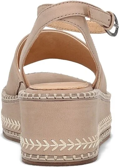 Frye Joy Ankle Strap Leather Wedge Sandal - Image 2