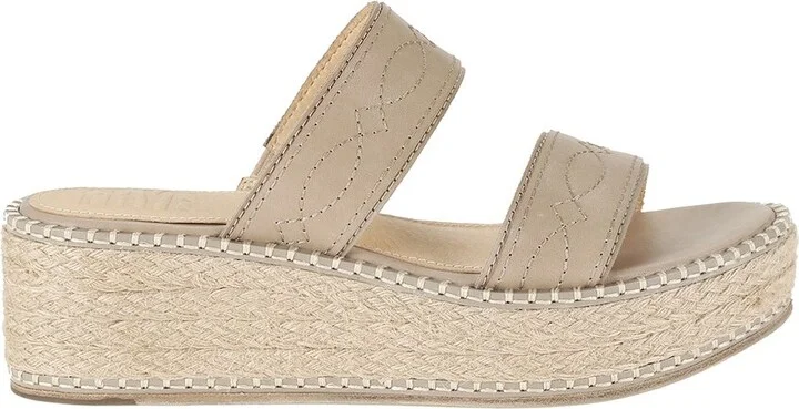 Frye Joy Woodstock 2 Leather Wedge Sandal