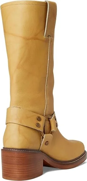 Frye Kate Harness Women's Boots Banana : 10 B - Medium, Leather - Image 4