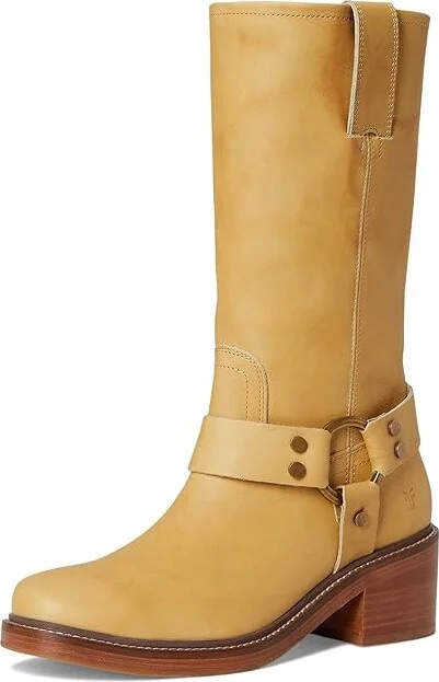 Frye Kate Harness Women's Boots Banana : 10 B - Medium, Leather - Image 5