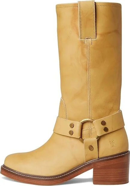 Frye Kate Harness Women's Boots Banana : 10 B - Medium, Leather - Image 6