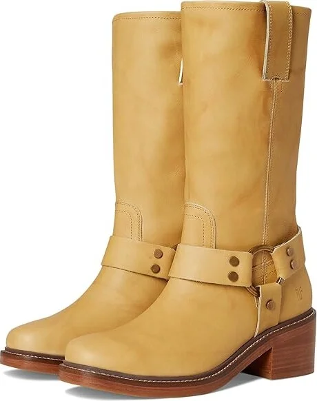 Frye Kate Harness Women's Boots Banana : 10 B - Medium, Leather