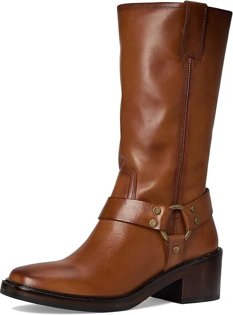 Frye Kate Harness Women's Boots Bark : 9.5 B - Medium, Leather - Image 5