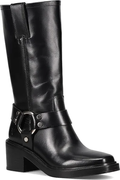 Frye Kate Harness Women's Boots Black : 8 B - Medium, Leather - Image 5