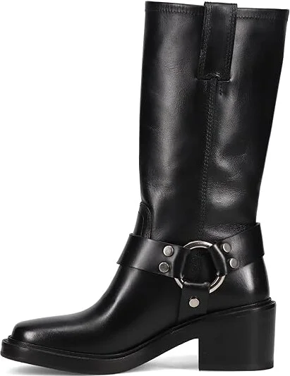 Frye Kate Harness Women's Boots Black : 8 B - Medium, Leather - Image 6