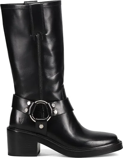 Frye Kate Harness Women's Boots Black : 8 B - Medium, Leather - Image 7