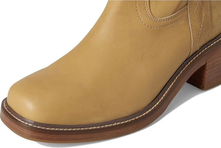 Frye Kate Pull-On Wide Calf Women's Boots Banana : 7 B - Medium, Leather - Image 7