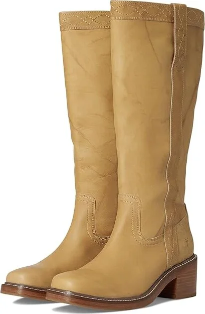 Frye Kate Pull-On Wide Calf Women's Boots Banana : 7 B - Medium, Leather