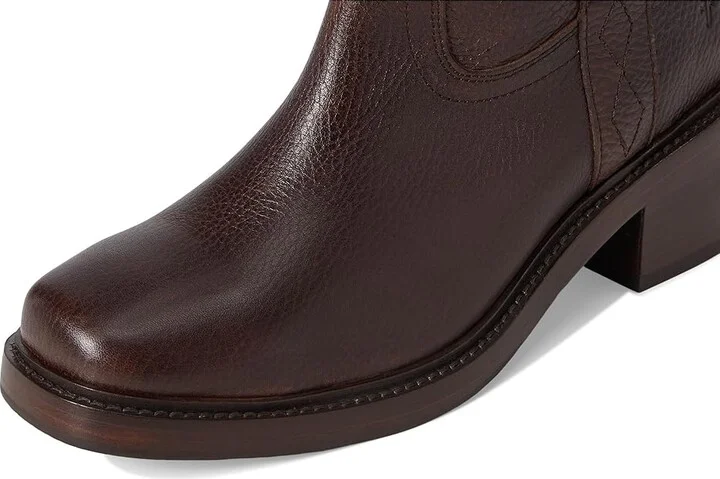 Frye Kate Pull-On Wide Calf Women's Boots Dark Brown : 8.5 B - Medium, Leather - Image 7