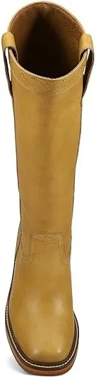 Frye Kate Pull-On Women's Boots Banana : 10 B - Medium, Leather/Rubber - Image 2