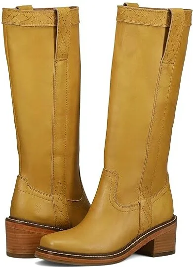 Frye Kate Pull-On Women's Boots Banana : 10 B - Medium, Leather/Rubber