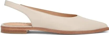 Frye Kenzie Slingback Flat Women's Flat Shoes Ivory : 7.5 B - Medium, Leather - Image 7