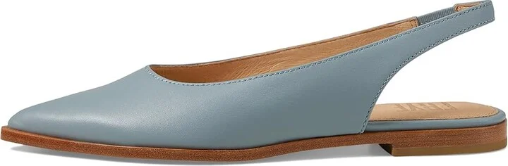 Frye Kenzie Slingback Flat Women's Flat Shoes Steel Blue : 6.5 B - Medium, Leather - Image 6
