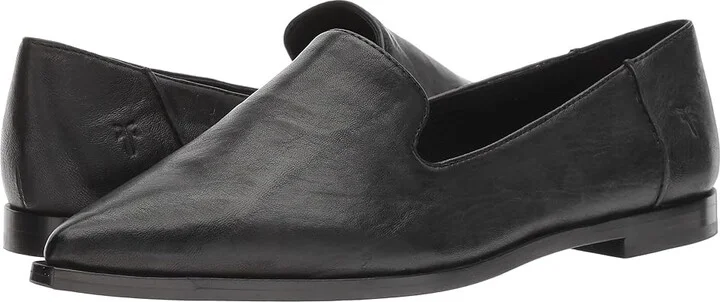 Frye Kenzie Venetian Women's Slip-on Dress Shoes Black Antique Soft Vintage : 5.5 B - Medium, Leather