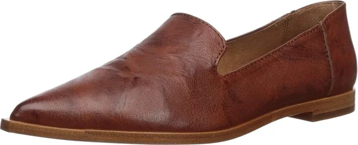 Frye Kenzie Venetian Women's Slip-on Dress Shoes Cognac Antique Soft Vintage : 6 B - Medium, Leather - Image 2