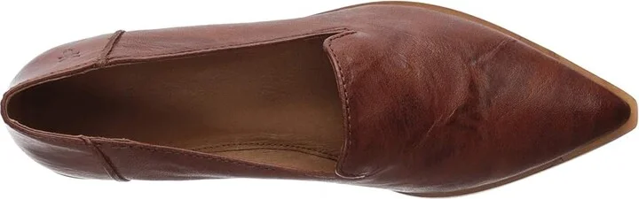 Frye Kenzie Venetian Women's Slip-on Dress Shoes Cognac Antique Soft Vintage : 6 B - Medium, Leather - Image 3
