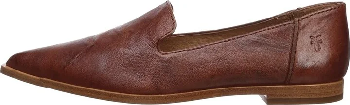 Frye Kenzie Venetian Women's Slip-on Dress Shoes Cognac Antique Soft Vintage : 6 B - Medium, Leather - Image 7