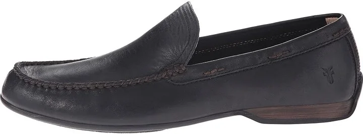 Frye Lewis Venetian Men's Slip on Shoes Black Oiled Vintage : 7.5 D - Medium, Leather - Image 7