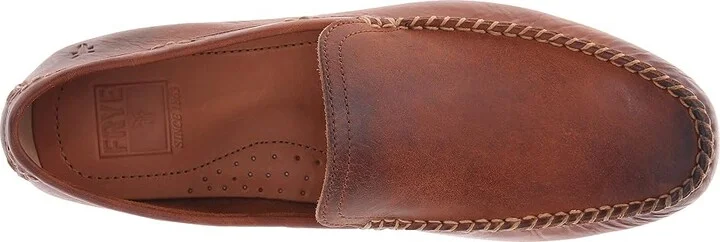 Frye Lewis Venetian Men's Slip on Shoes Black Oiled Vintage : 7.5 D - Medium, Leather - Image 10