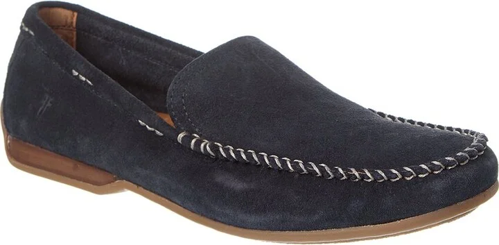 Frye Lewis Venetian Suede Loafer