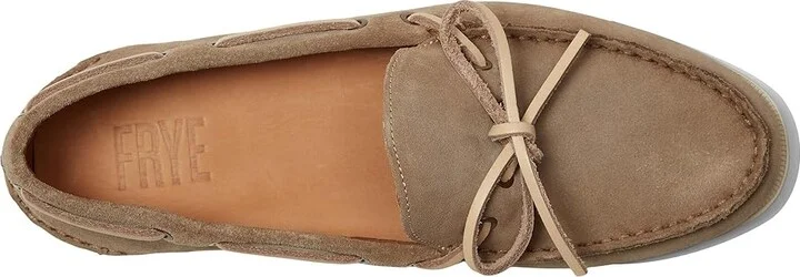 Frye Mason One Eye Tie Men's Slip on Shoes Mushroom : 10.5 D - Medium, Leather/Suede - Image 2