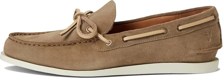 Frye Mason One Eye Tie Men's Slip on Shoes Mushroom : 10.5 D - Medium, Leather/Suede - Image 6