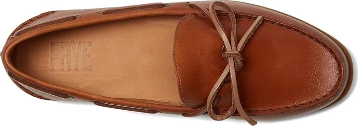 Frye Mason One Eye Tie Men's Slip on Shoes Saddle : 12 D - Medium, Leather/Suede - Image 2