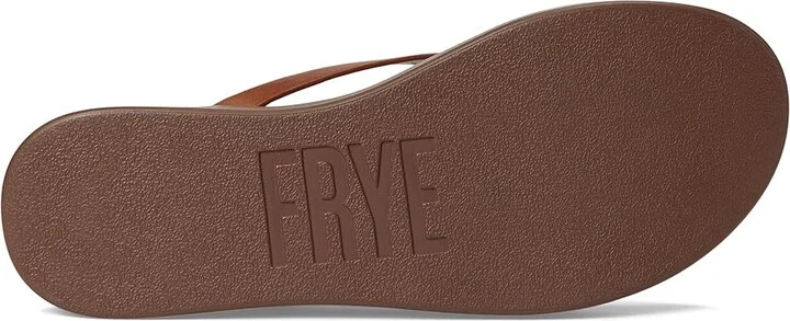 Frye Maya Buckle Thong Sandals Women's Wedge Shoes Cinnamon : 11 B - Medium, Leather - Image 3