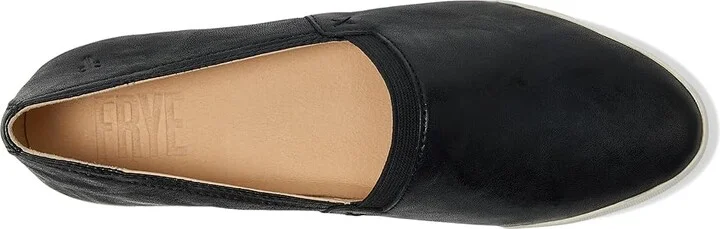 Frye Melanie Slip On Women's Slip on Shoes Black Antique Soft Vintage : 5.5 B - Medium, Leather - Image 3