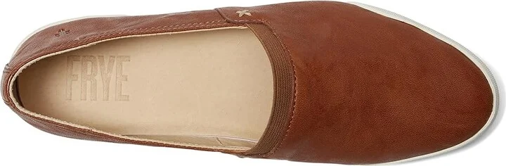 Frye Melanie Slip On Women's Slip on Shoes Cognac Antique Soft Vintage : 6 B - Medium, Leather - Image 3